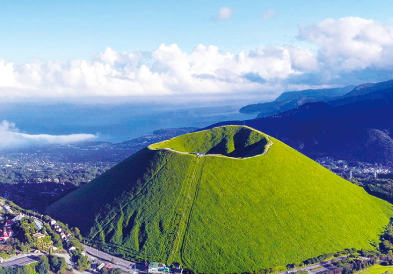 自然豊かな山々に囲まれた伊豆高原